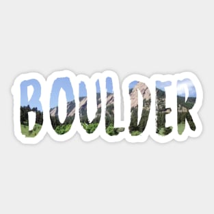 Boulder Colorado Sticker